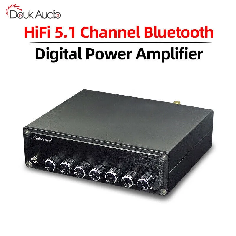 Новейший Nobsound HiFi 5,1 канальный Bluetooth 4,2 TPA3116 цифровой усилитель мощности домашний стерео класса D аудио усилитель