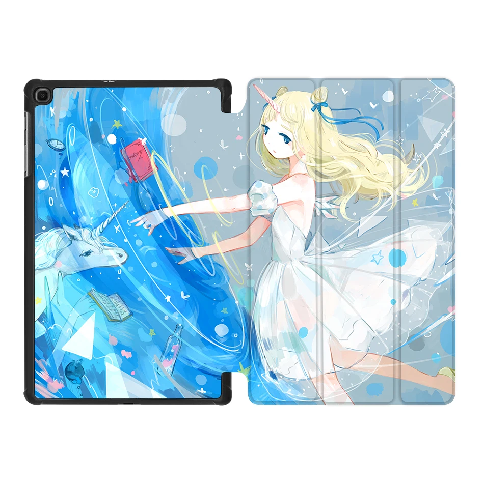 Чехол MTT для samsung Galaxy Tab A, 10,1 дюймов, SM-T510, T515,, выпуск, тонкий, из искусственной кожи, флип-чехол с подставкой, мультяшный чехол для планшета, coque