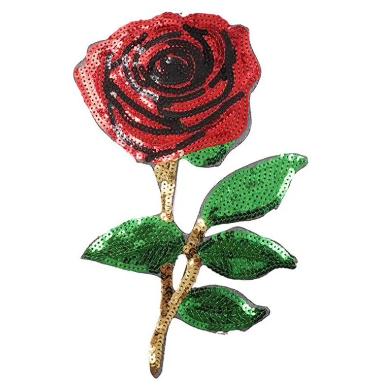 Нашивки с розовыми цветами для одежды футболка женская блестками и женские