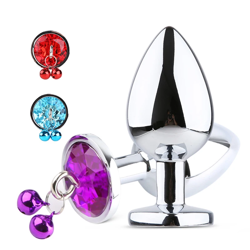 Эротическая металлическая Анальная пробка фаллоимитатор массажер унисекс