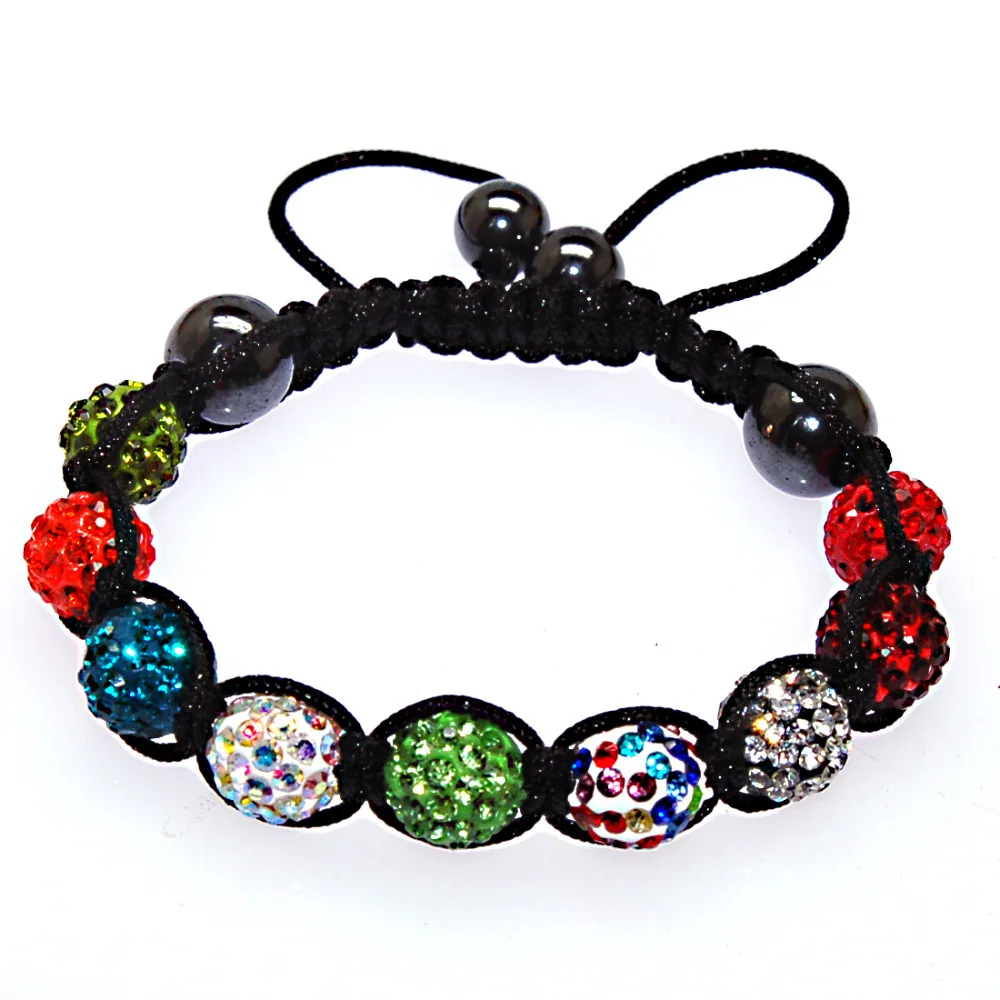 Микро Проложить CZ Диско Шар Ручной Работы Регулируемый Кристалл Шарм дружбы