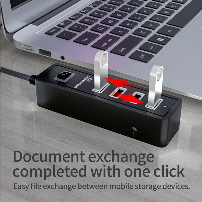 USB концентратор 3 0 с 4 портами и выключателем 5 Гбит/с| |