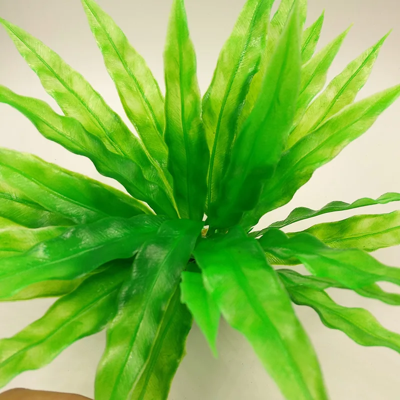 Пластиковый аквариум с водорослями искусственный декор из растений украшение