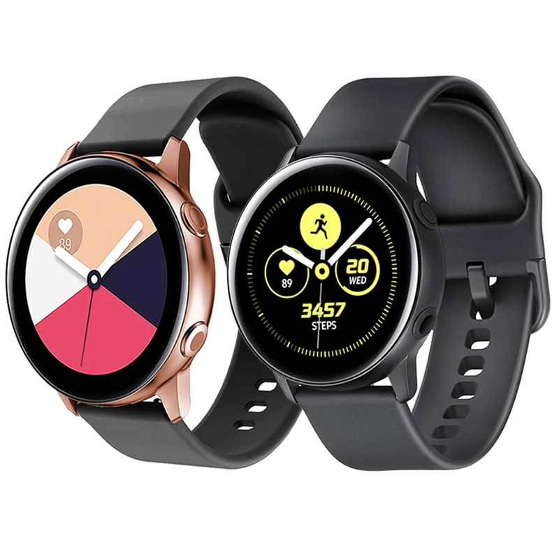 Ремешок Laforuta спортивный силиконовый для наручных часов Samsung Galaxy Watch Active