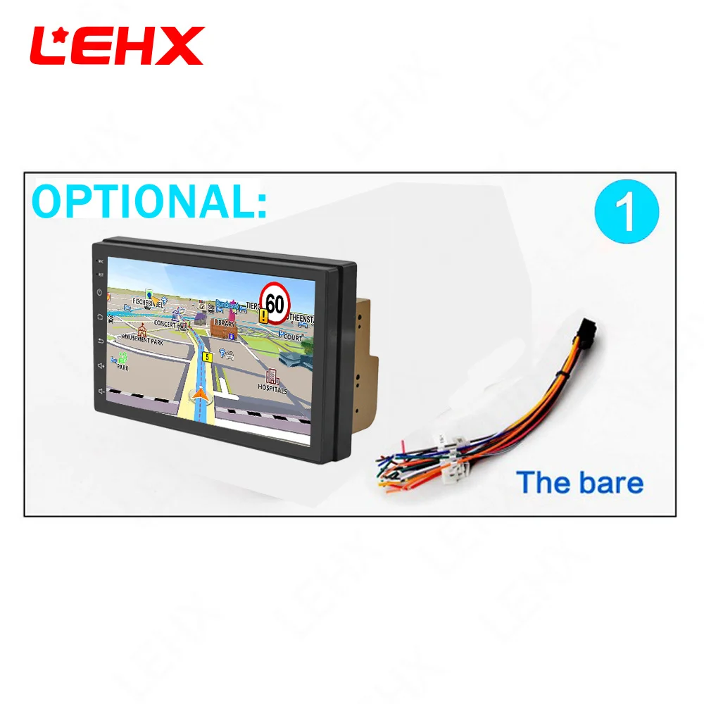 LEHX " автомобильный Android 8,1 автомобильный Радио Автомобильный gps навигатор мультимедийный видео плеер dvd для Volkswagen Nissan hyundai Kia toyata CR-V - Цвет: LE7015-1
