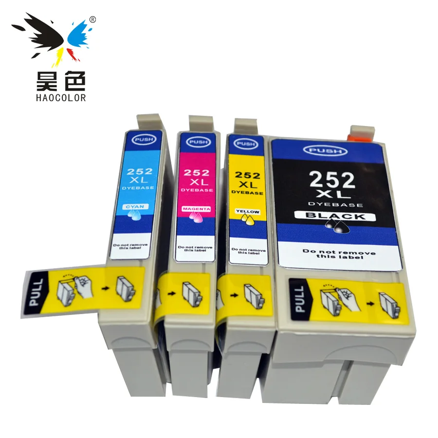 

4 шт., картриджи для принтеров Epson 3640 7110 7610 7620