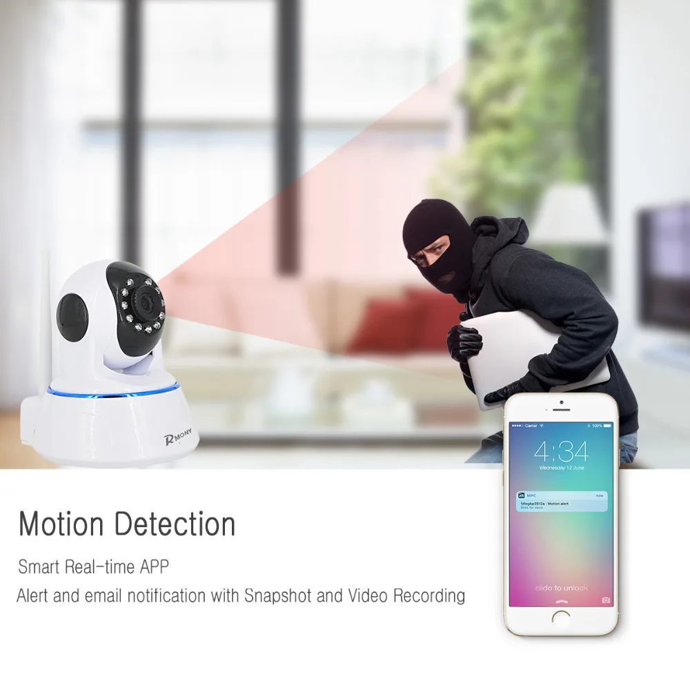 RMONY IP камеры безопасности беспроводной Smart Wi Fi камера аудио запись