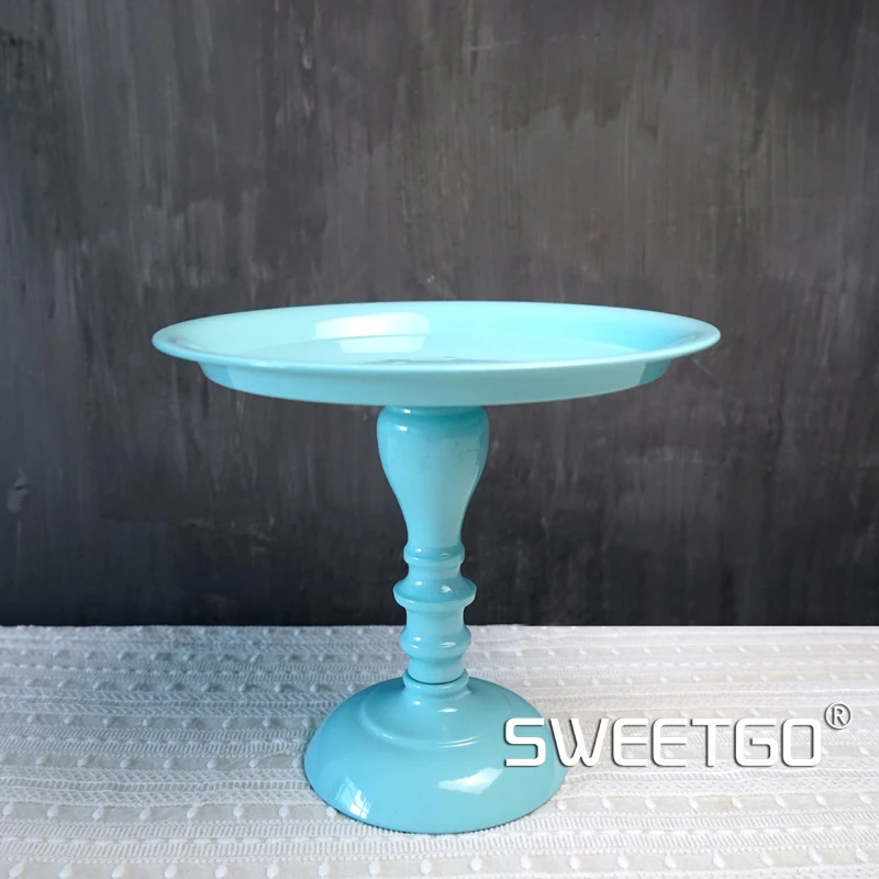 Романтический синий цвет высокий торт сковорода свадебный подставки День