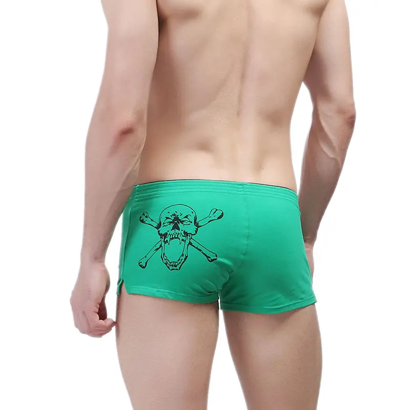 Шорты мужские компрессионные 3 шт./лот хлопок брендовые пикантные домашние