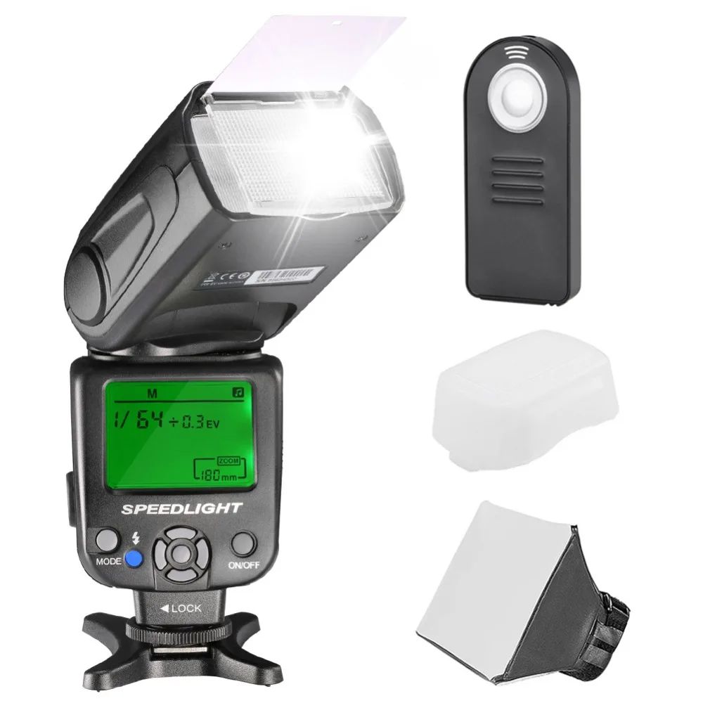 Neewer NW620 ручная Вспышка Комплект Speedlite для цифровой зеркальной камеры Canon Nikon Panasonic