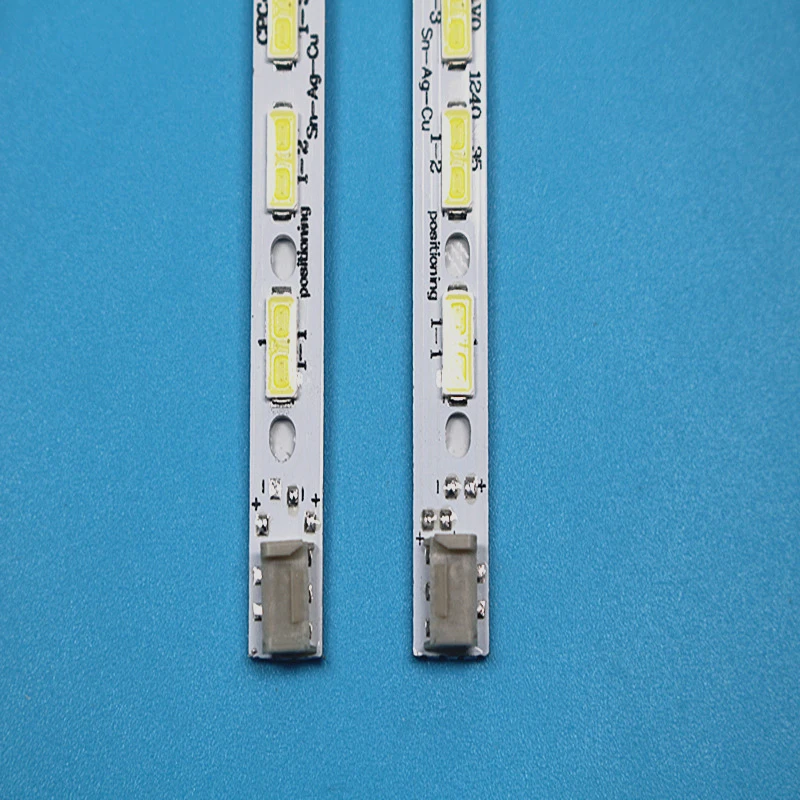 Новый комплект 2 шт./компл. 68LED 676 мм Светодиодная лента с подсветкой GK0361 7030PKG 68EA R L