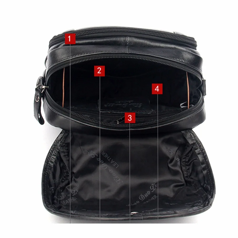 Мужская деловая сумка Кроссбоди из 100% натуральной кожи мессенджер воловьей от