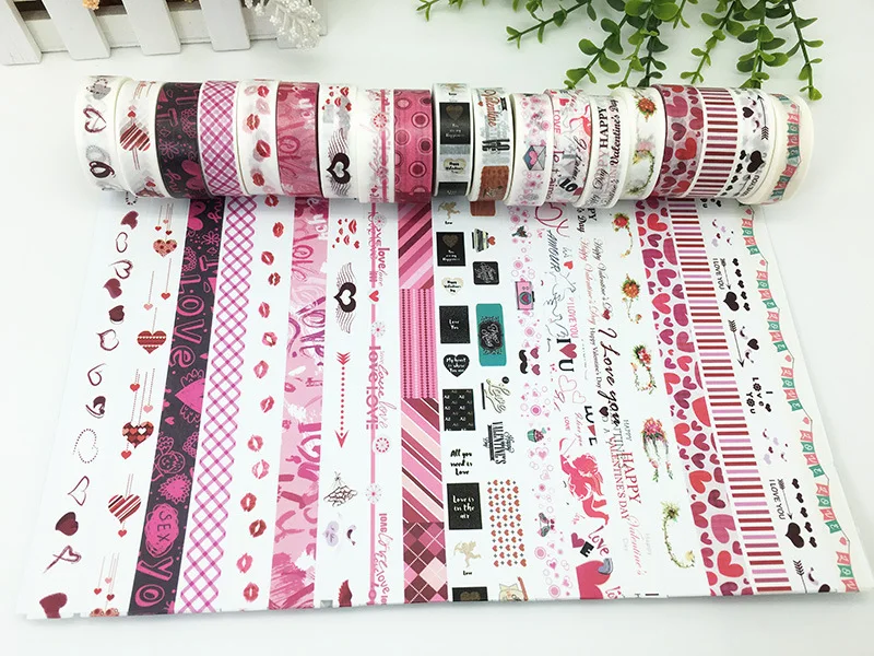 20 дизайнов наклейка на День святого Валентина с рисунком любящего сердца