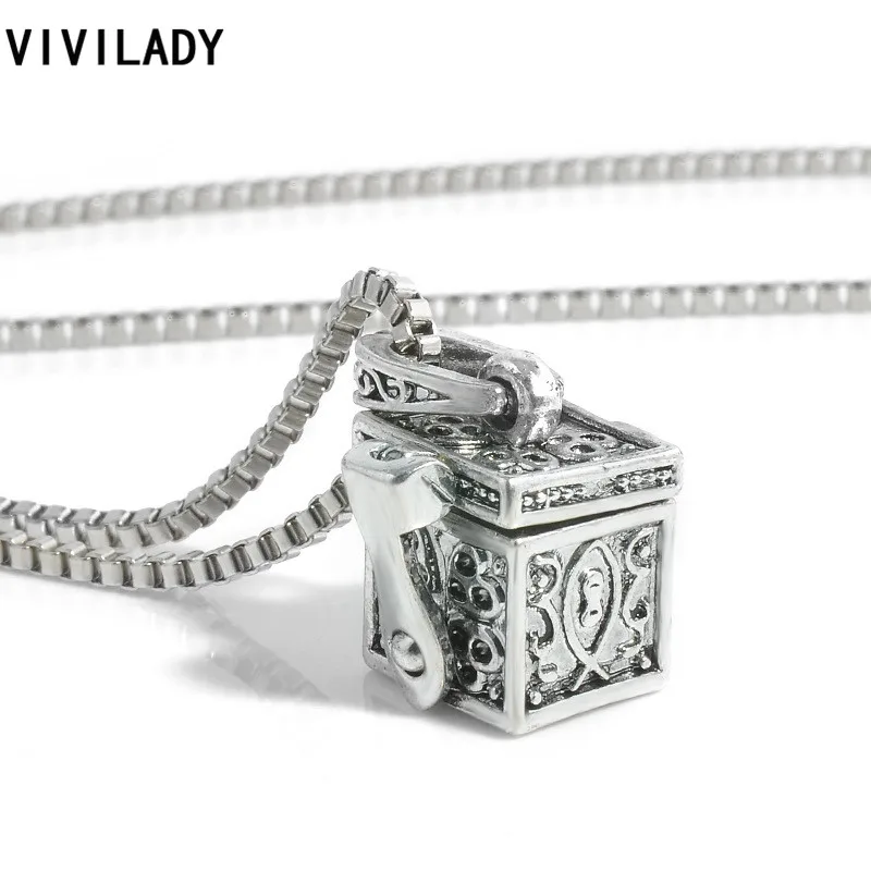 VIVILADY модная самая низкая цена винтажные коробки с милыми шармами ожерелья