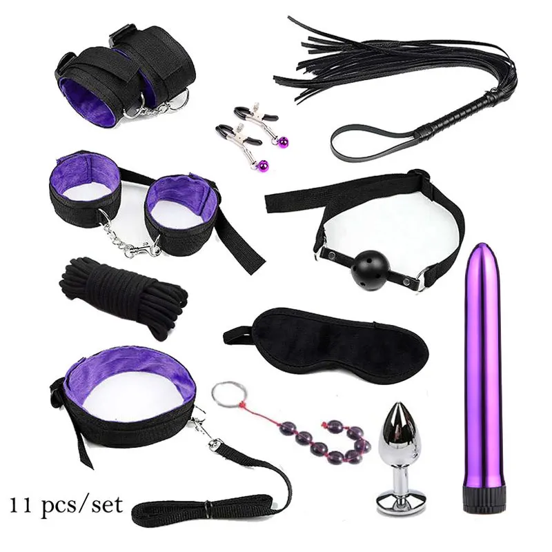 Фаллоимитатор вибратор Анальная пробка наручники кнут имитация БДСМ воротник