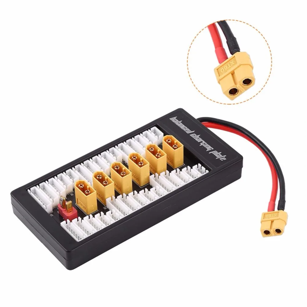 RC Запчасти мульти 2 S 6 Lipo параллельная сбалансированная зарядка доска XT60 разъем