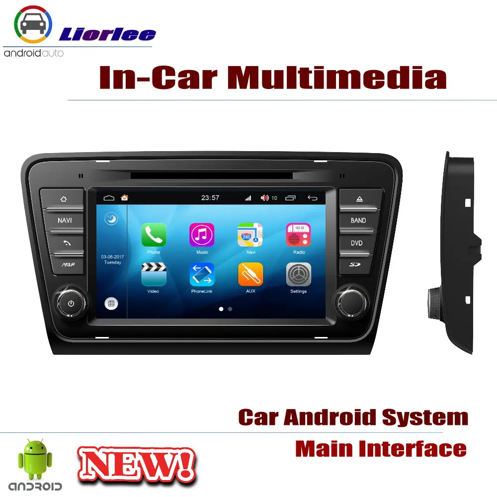Для Skoda Octavia(5E) 2013~ автомобиль проигрыватель Android DVD gps навигации системы HD экран Радио Стерео интегрированный мультимедиа
