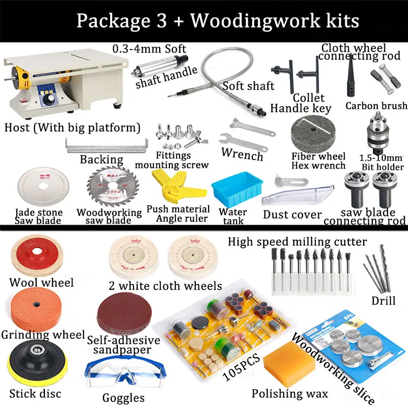 3 and woodworking 220 В универсальная настольная шлифовальная машина, многофункциональная шлифовальная машина, Нефритовая резьба по дереву, обработка металла, режущая шлифовальная машина для полировки - Цвет: 3 and woodworking