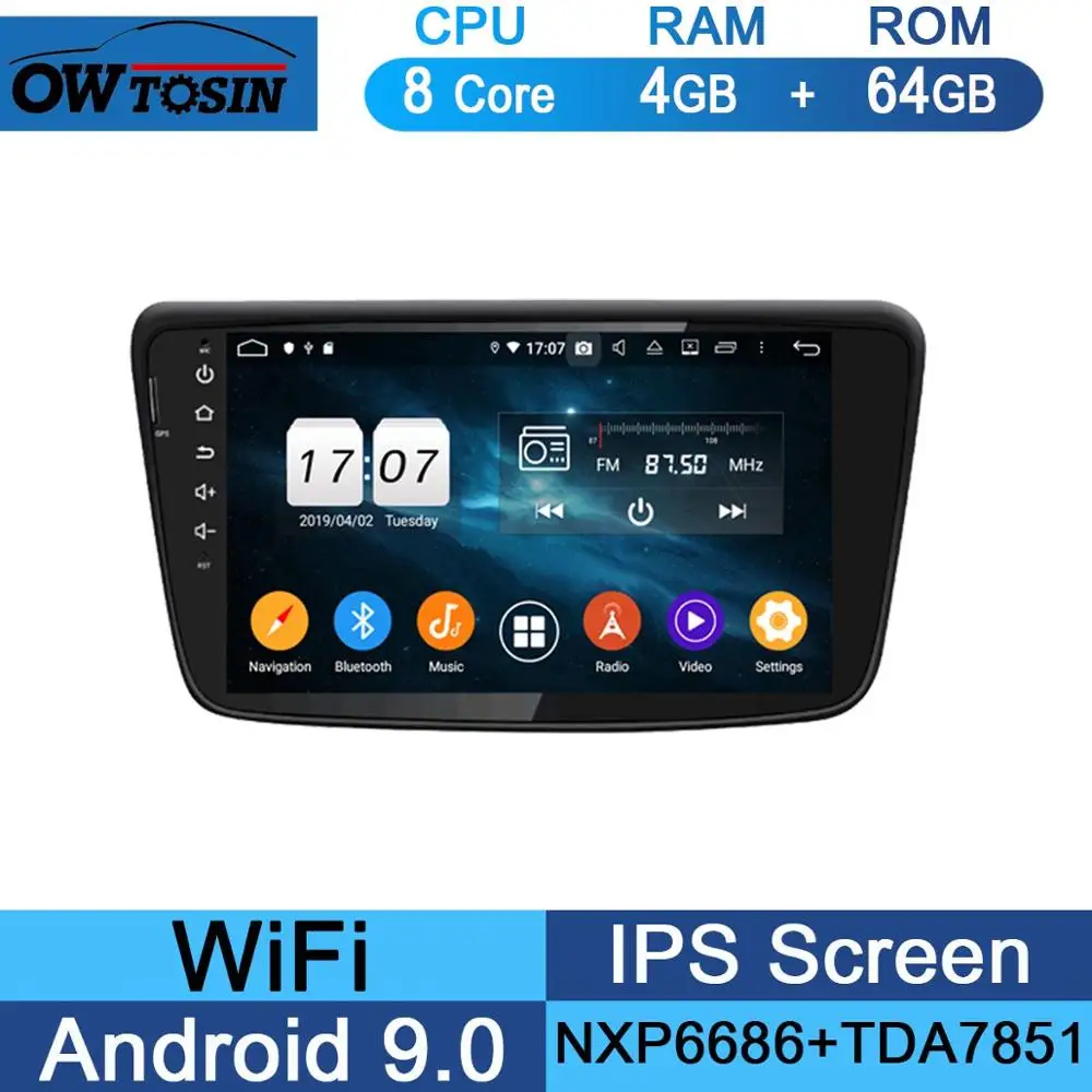 64G " ips 1920*1080 8 Core 4G+ 64G Android 9,0 Автомобильный мультимедийный плеер для Suzuki Baleno автомобиль радио gps CarPlay попугай BT - Цвет: 64G