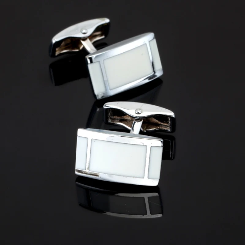 Free shipping new fashion men's shirt cufflinks button Franco craft design white Cufflinks senior designer exclusive creation |
