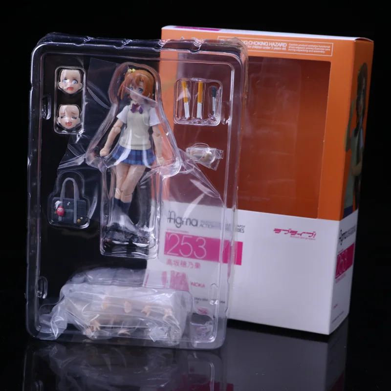 Figma 253 Love Live School Idol Project Kousaka Honoka ПВХ фигурка Коллекционная модель игрушки 14