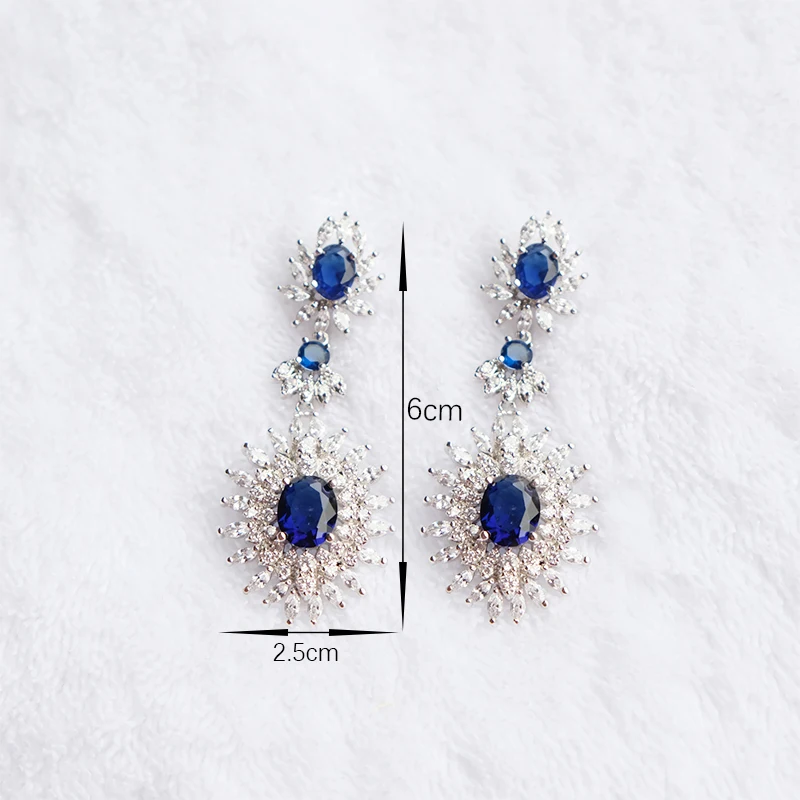 

CHENFAN earings of womens earrings jewelry elegant gadgets for women Copper fashion jewelry long hang earrings 20202 accessories