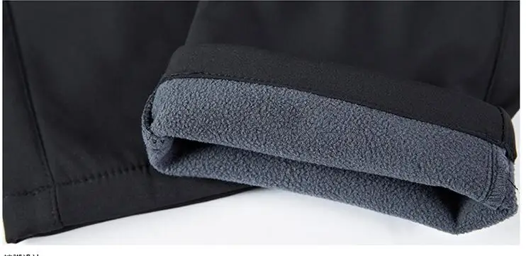 Спорт на открытом воздухе флис Soft Shell Штаны женские осенние и зимние Кемпинг Пеший Туризм ветрозащитный водонепроницаемый теплый Большие размеры брюки