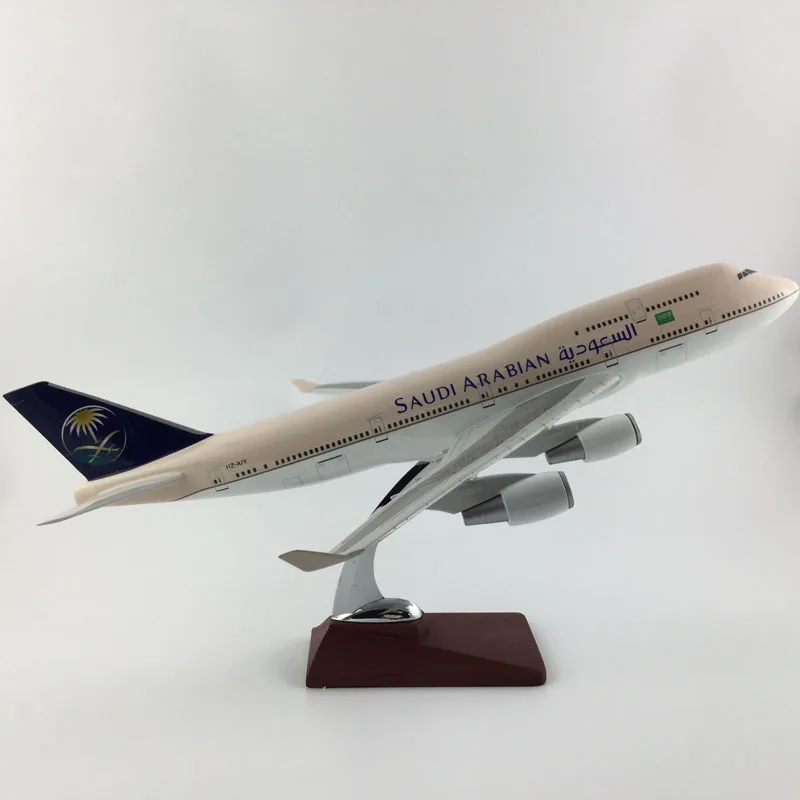 45 47 см Саудовской Аравии Boeing747 1:150 Металл Модель самолета из сплава Коллекция
