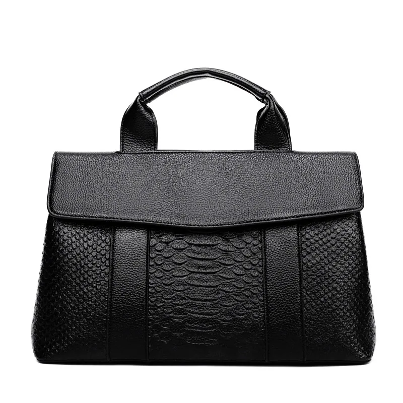 

Luxury Brand Crocodile Pattern Women Handbag Large Capacity Tote Bags Female Leisure Shoulder Bags Soft Leather Messenger Bag