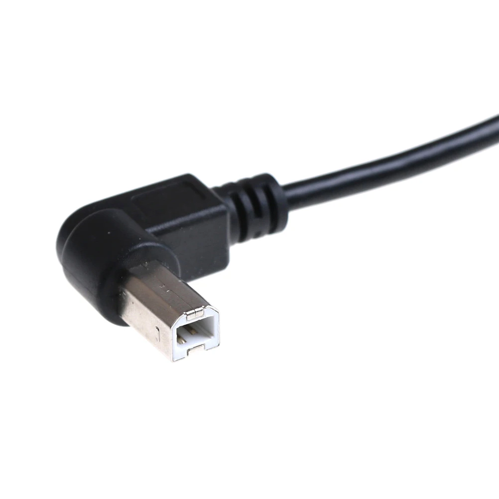 USB2.0 B мама к мужчине Панель Крепления для принтера 90 градусов правый угол принтер
