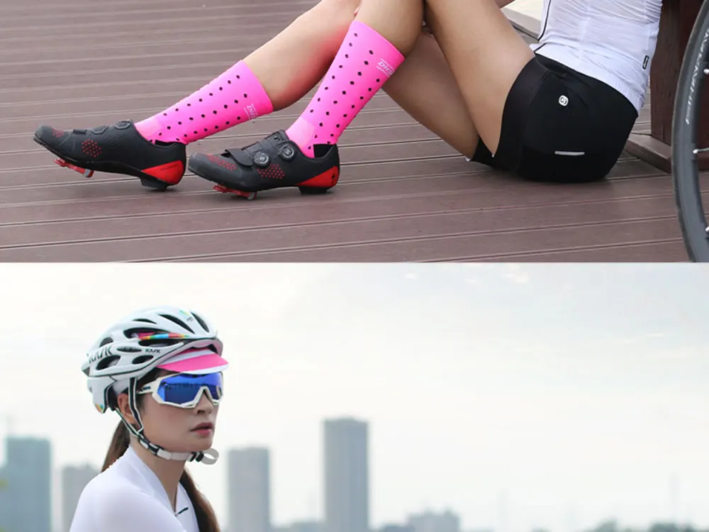 Dh спортивные женские спортивные Mtb велосипедные носки Guy Funky дорожный велосипед носки Crazy Good Dot горный велосипед лето