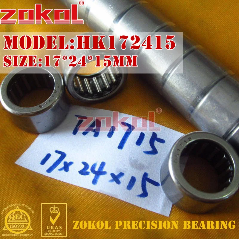 Подшипник ZOKOL HK172415 TA1715 HK172420 TA1720 игольчатый роликовый подшипник 17*24*15 мм 17*24*20