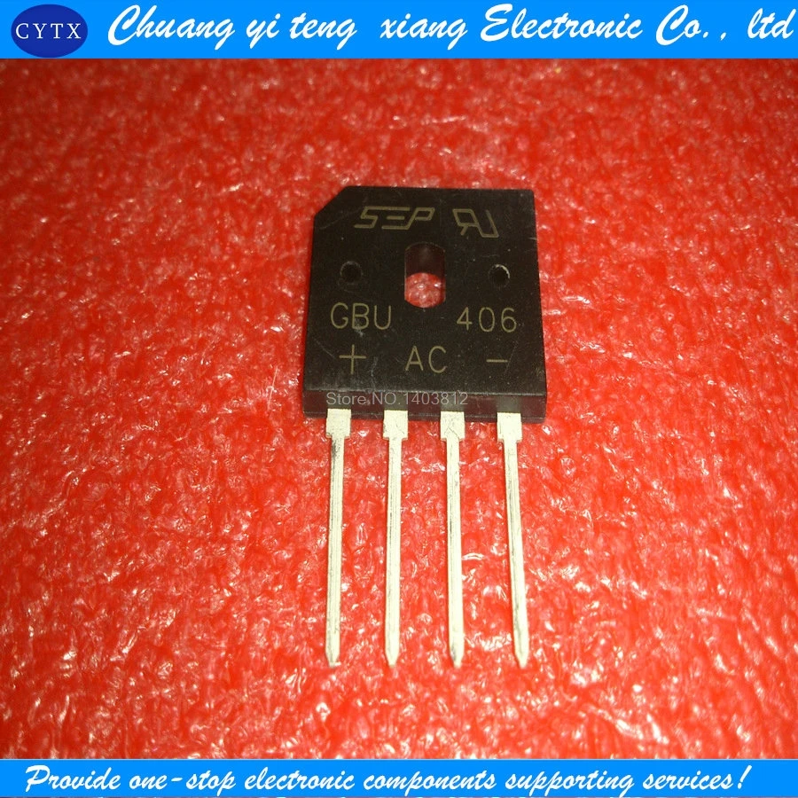 

GBU406 600V 4A SIP-4 5 шт./лот