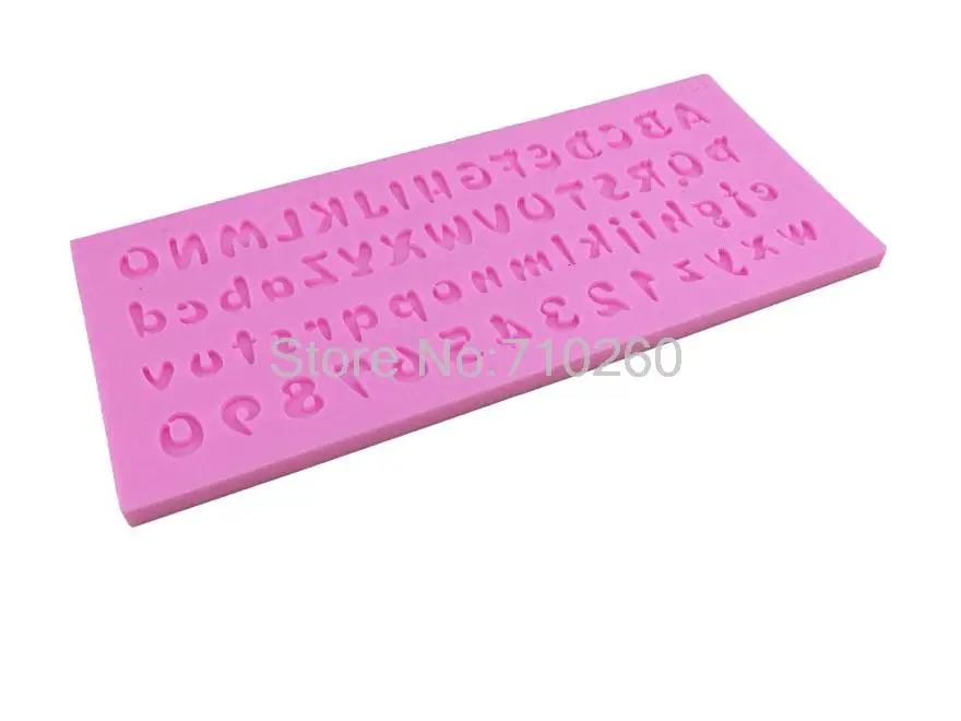 Цифры и буквы алфавит C помадка формы для торта инструменты шоколадная форма