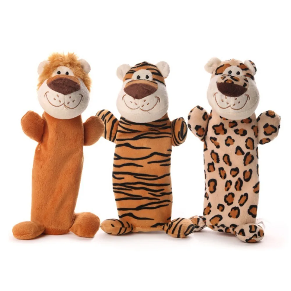 Милые игрушки для собак набитые пищащими животными домашних животных плюшевый