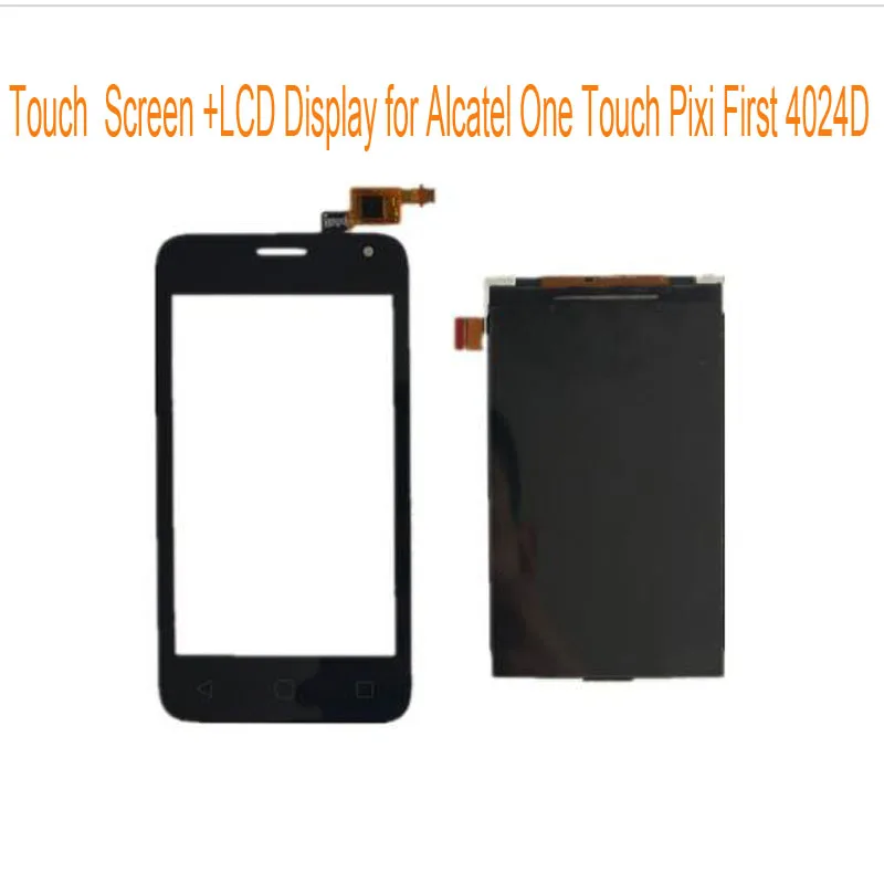 For Alcatel One Touch Pixi First OT4024 4024 OT4024D 4024D 4024X 4.0'' Black Screen+LCD Display Panel Digiziter | Мобильные