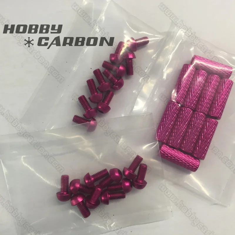 HOBBY CARBON Комплект крепежа 7075 Алюминиевый M3x10 круглая кнопка шестигранный болт с