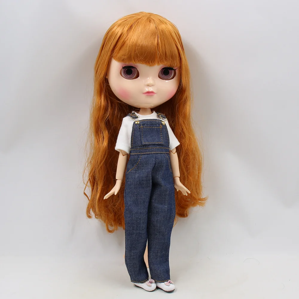 Кукла Blyth ICY DBS DollDBS 1/6 30 см Одежда BJD новый джинсовый комбинезон комплект для Нео