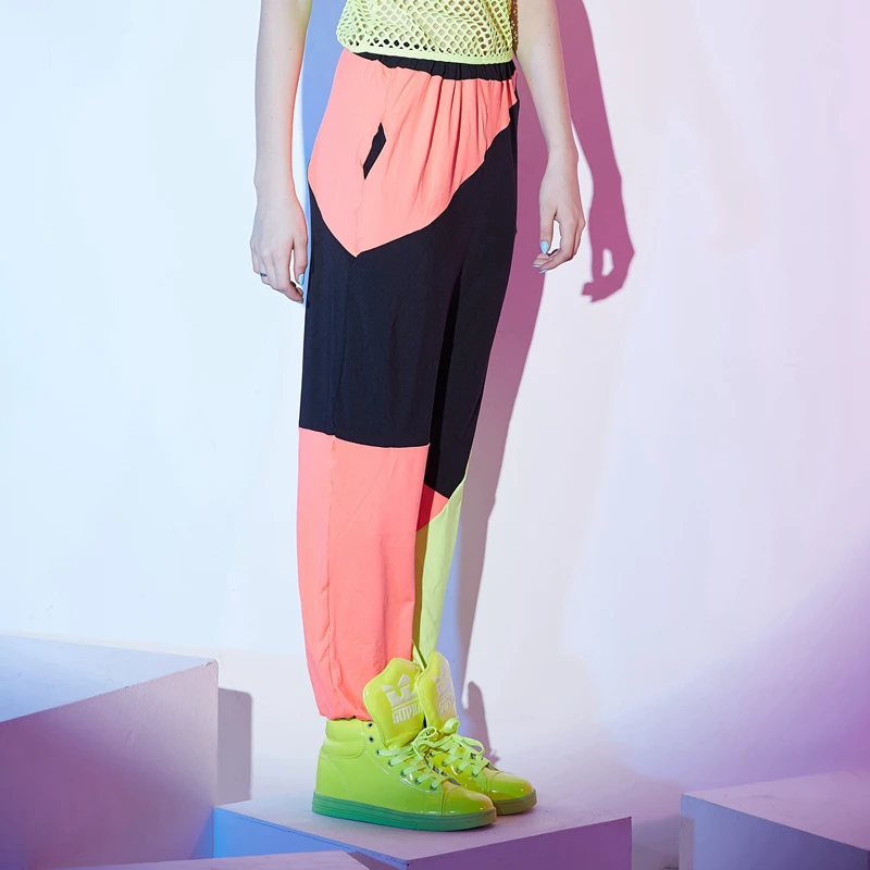 Новинка 2016 модные брендовые шаровары для джаза женские брюки в стиле хип-хоп