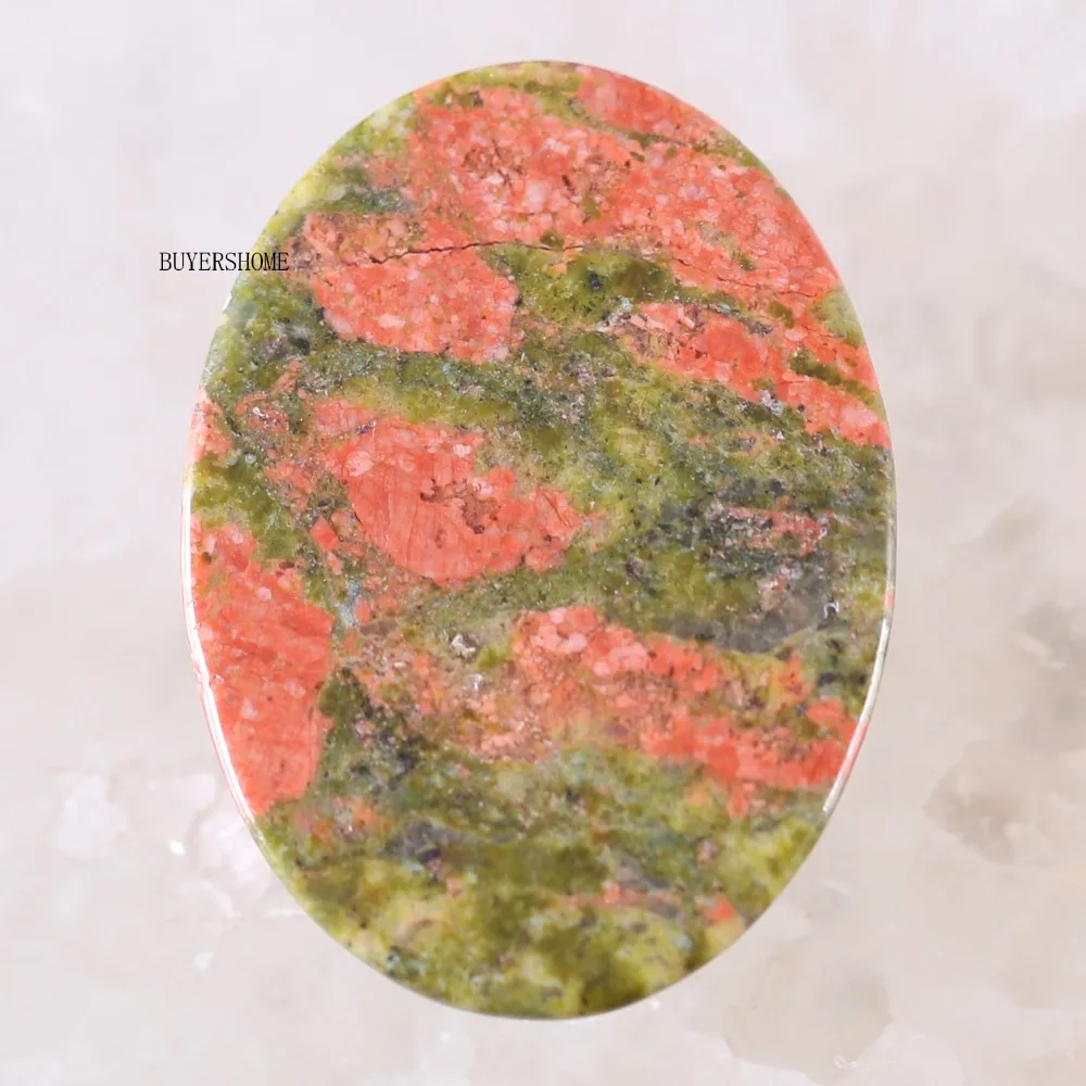 18x25MM Oval Natural Stone Bead Multi Color Unakite Epidote CAB Cabochon For Jewelry Making DIY Bracelet Necklace 5Pcs K565 | Украшения и