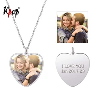 kpop personalized engraved custom photo pendant necklace portrait name date sterling silve necklace anniversar memory gift 6279b