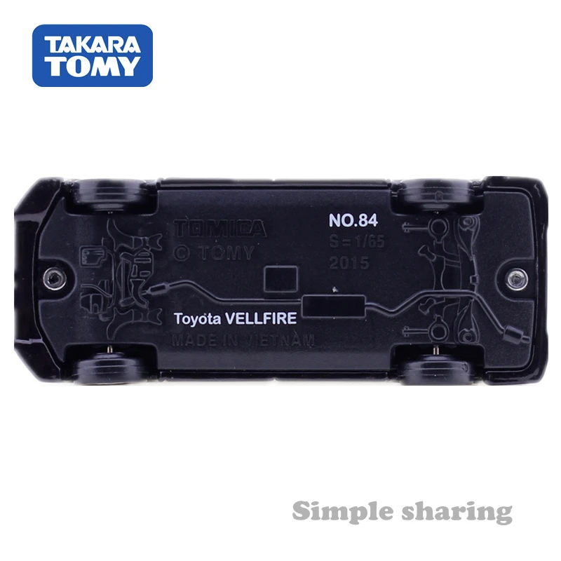Набор моделей автомобилей Takara Tomy Tomica No.84 Toyota Vellfire World 1:65 эскала литые миниатюрные