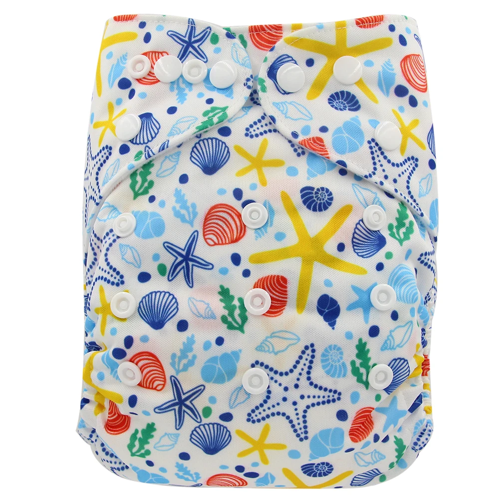 10 шт./Лот детские подгузники Регулируемые Многоразовые один размер стираемые