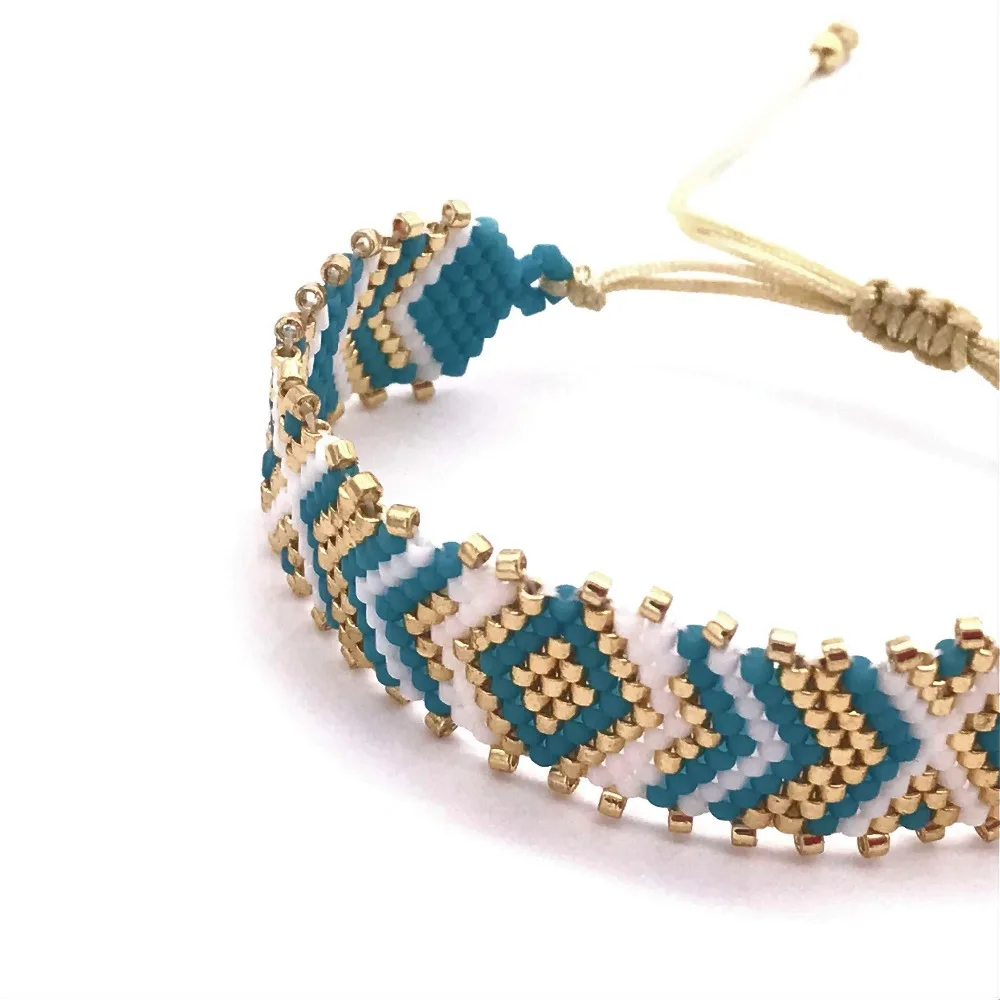 Go2boho браслеты сглаза браслет Perles Miyuki Delica браслет Insta модные ювелирные изделия Bohem Bileklik для женщин подарок ручной работы