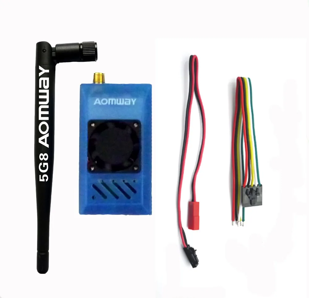 Aomway FPV 5 8 ГГц 1000 мВт 1 Вт 48CH AV аудио видео передатчик для RC|Детали и аксессуары| |
