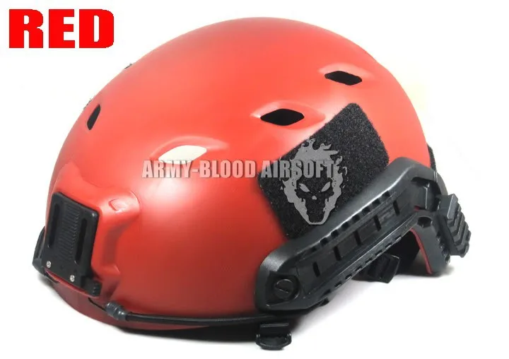 

Military version of the Ops-Core FAST Base jump Military Helmet Tactical Helmet RED mc BK FG AOR1 TAN Seals DW ATFG ACU AT DD