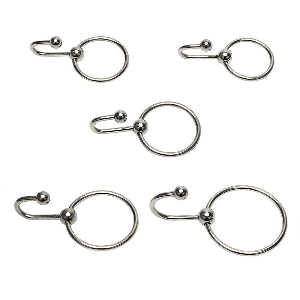 OLO with Head Ring Urethral Dilator Penis Plug Male Chastity Device Rings Stainless Steel Sex Toys Catheter Sound Beads | Красота и