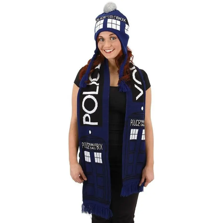 Горячая Распродажа Dr. Doctor Who Cosplay Tardis 8 'Коробка для звонков синий шейный платок