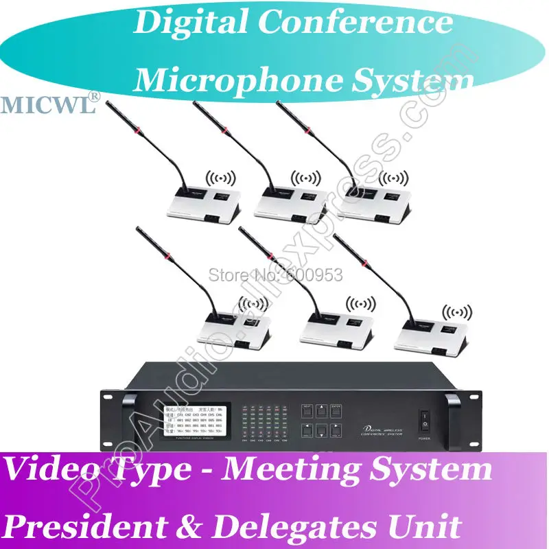 Цифровой беспроводной микрофон мирового класса с отслеживанием видеосигнала