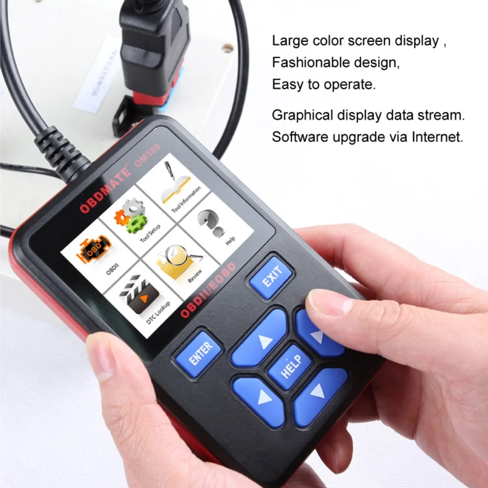 Autophix OM580 Obd2 сканер авто автомобильных средств сканирования двигателя DSC